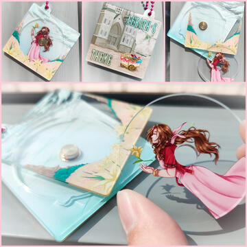 Aerith (CD) Spinning Charm